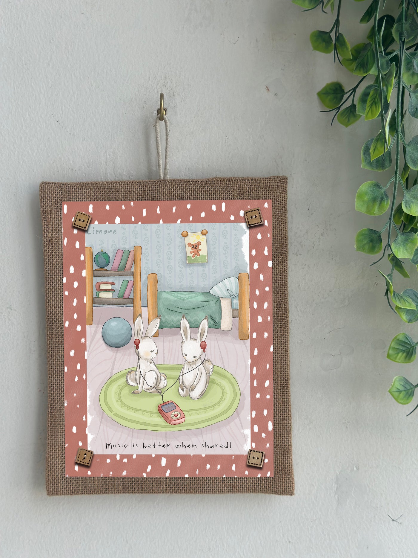 Bunny’s Shared Music Wall Art
