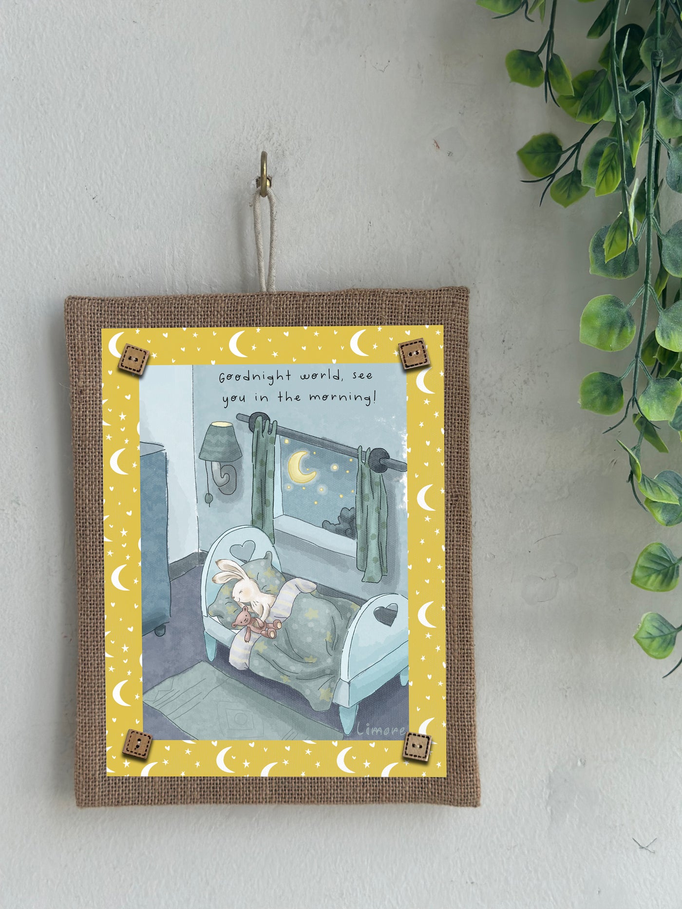 Bunny’s Sweet Dreams Wall Art