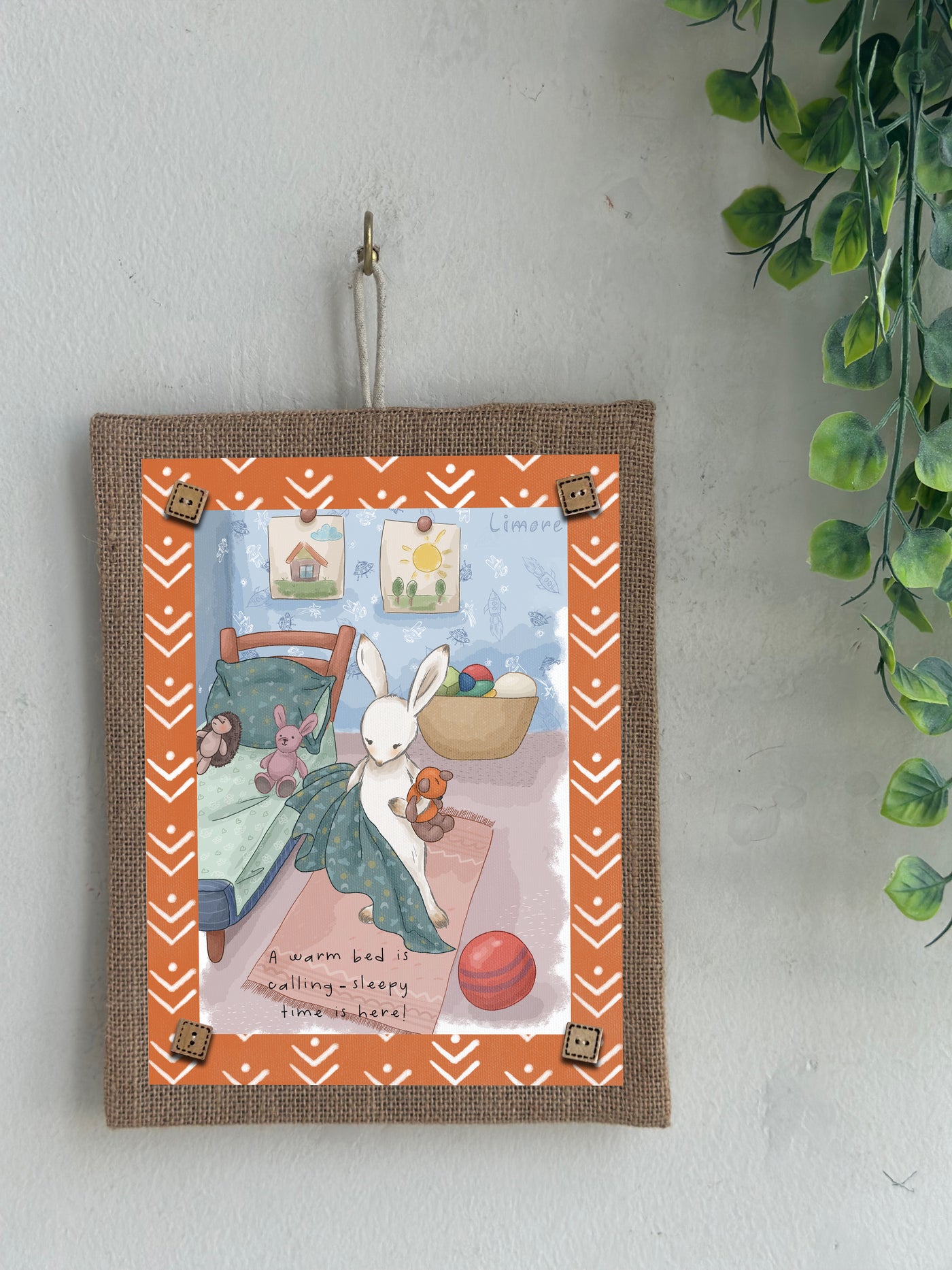 Bunny’s Sleepy Time Wall Art