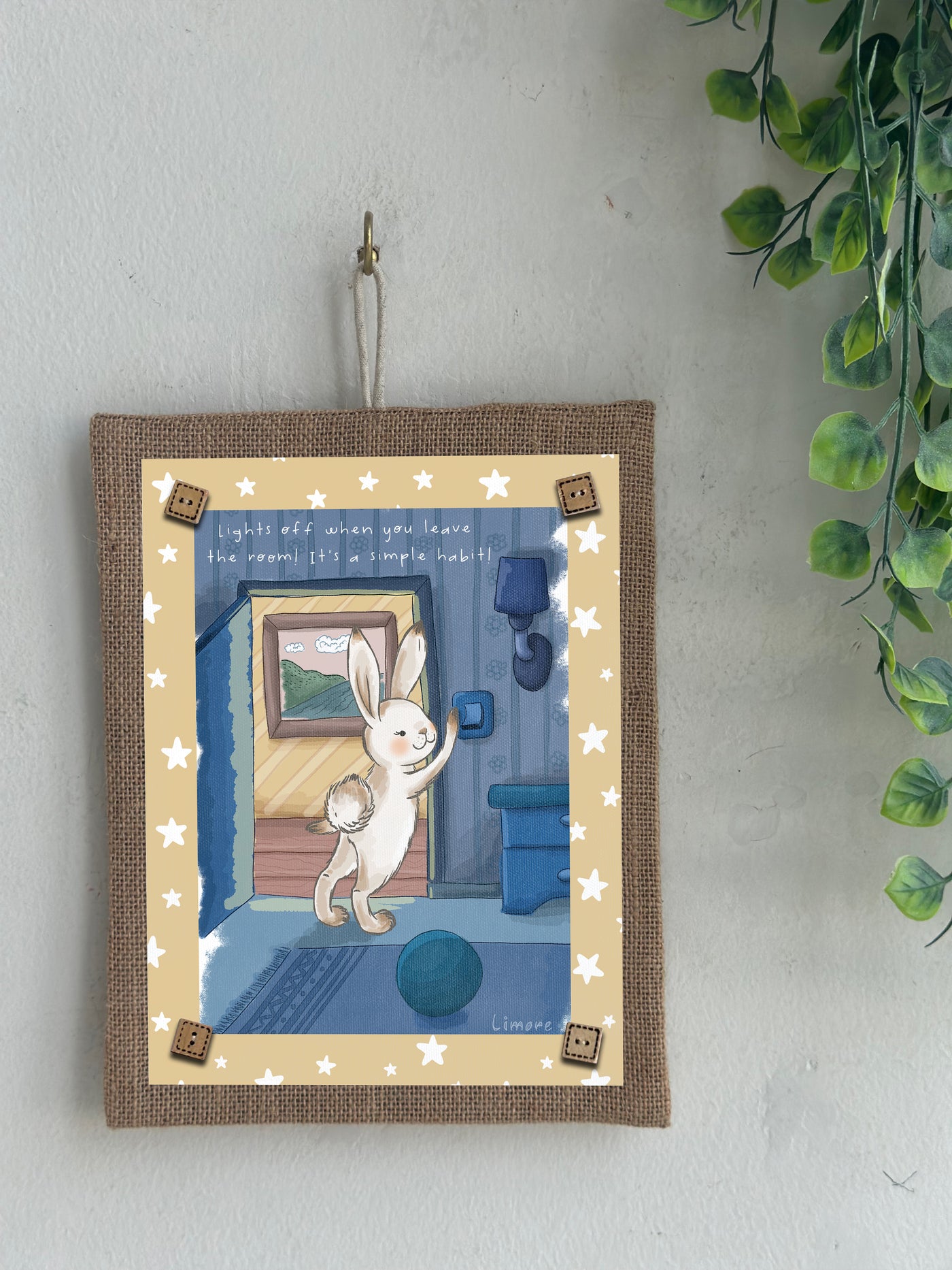 Bunny’s Power Saver Wall Art