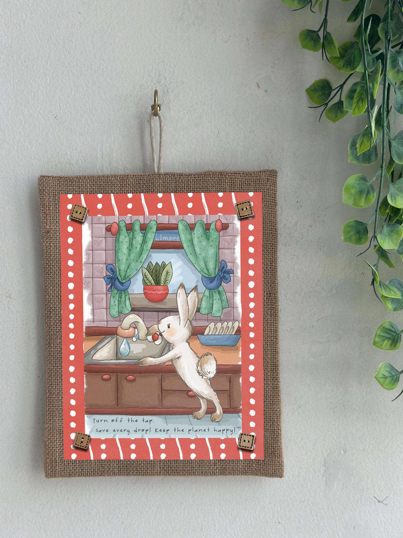 Bunny’s Water Saver Wall Art