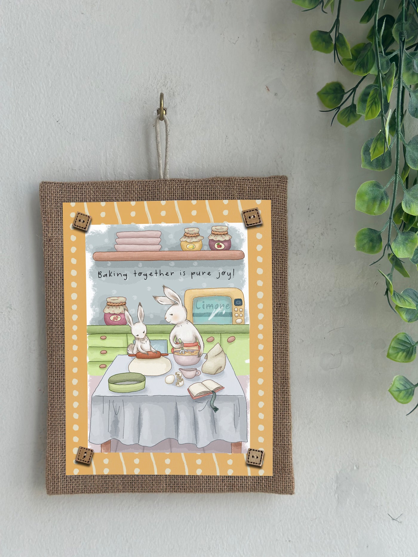 Bunny’s Baking Fun Wall Art