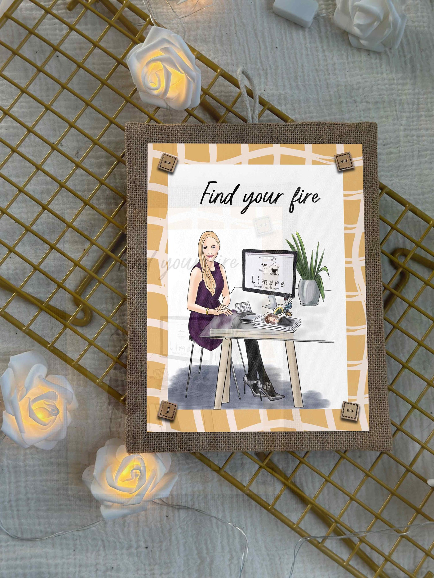 Find Your Fire Boho Wall Art