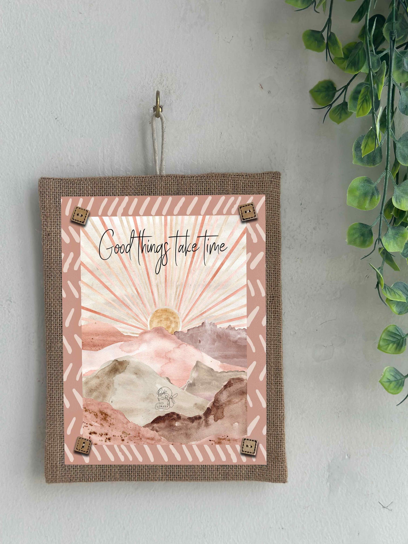 All in its Time Boho Wall Art