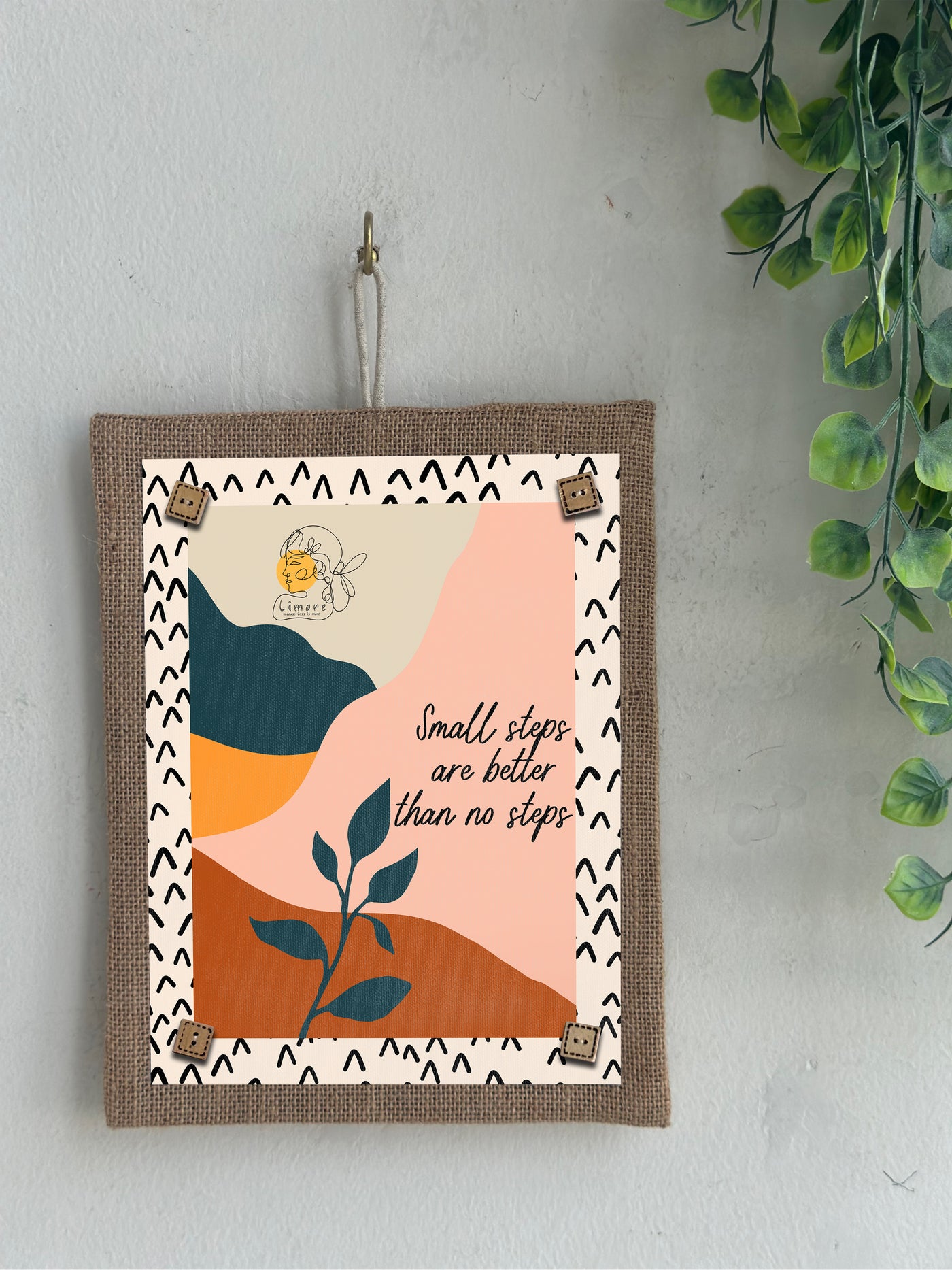 Every Step Counts Boho Wall Art