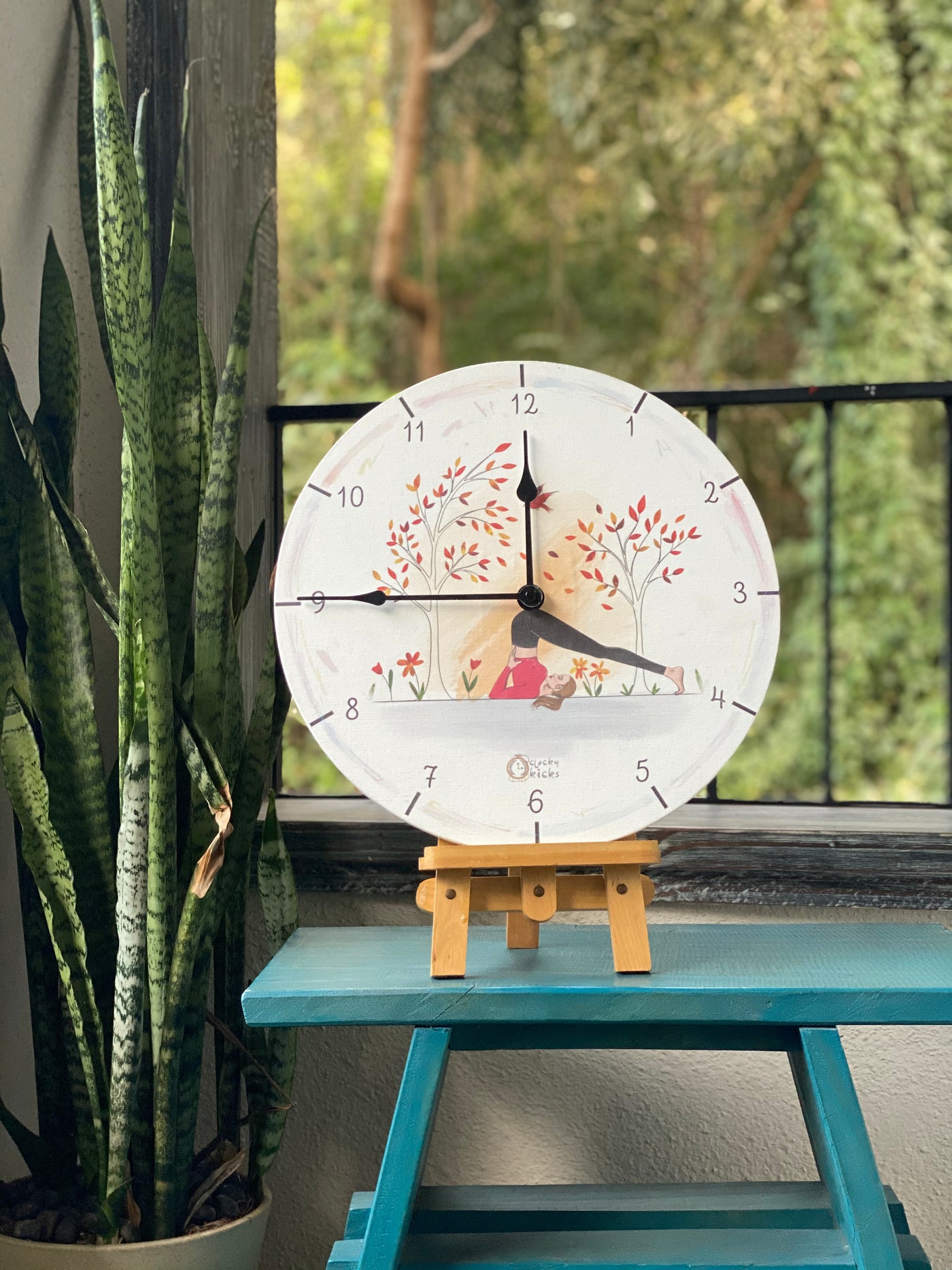 Asana Time Clock: Yoga Clock Series