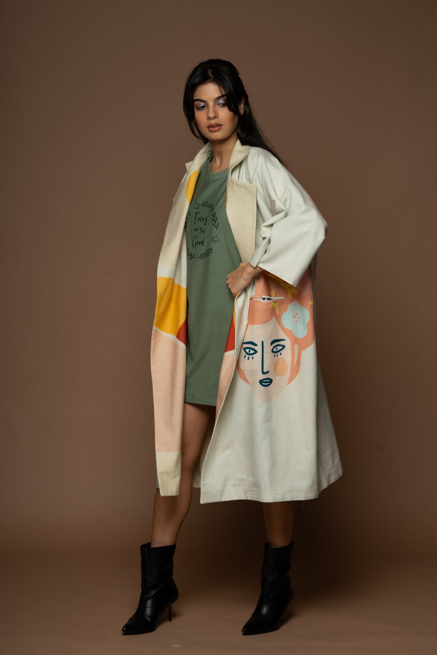 Alchemy Reversible Long Trench Coat