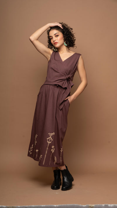 Earth Song - Muted Plum Co-ord