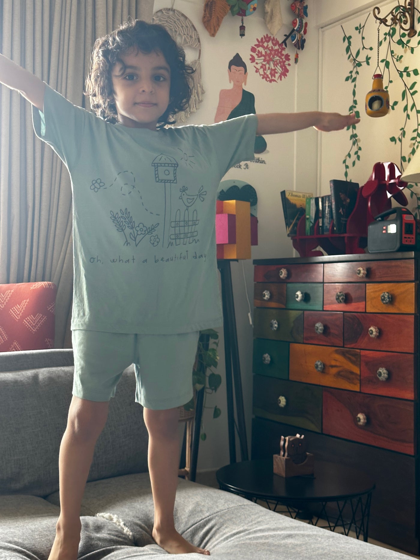 A Day in the Sun Sea Green Co-Ord Set