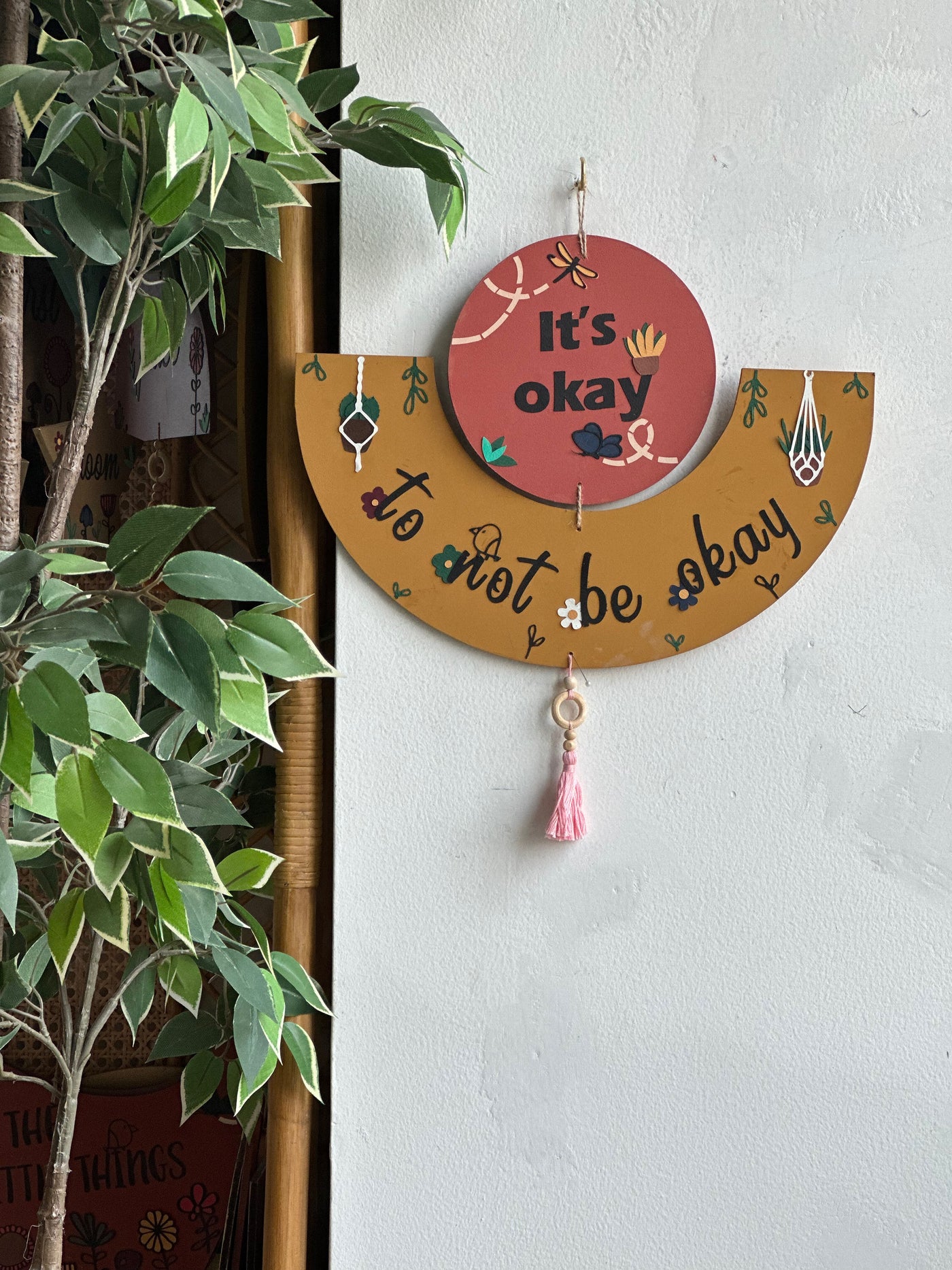 It's okay to not be okay Wall Art