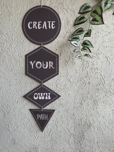 Create Your Own Path Minimalist Wall Art