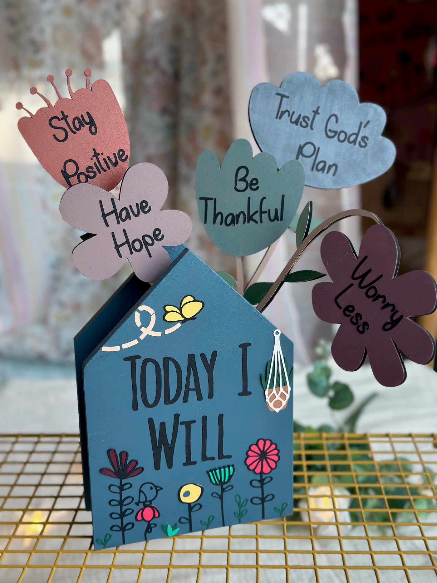 Daily Dose of Positivity Desk/Wall Vase