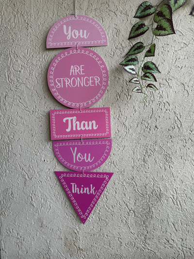 You Are Stronger Than You Think Minimalist Wall Art
