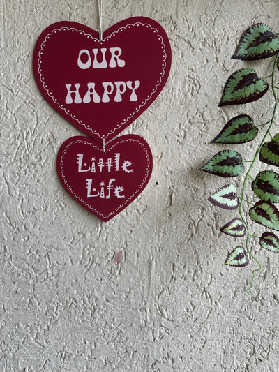 Our Happy Little Life Minimalist Wall Art