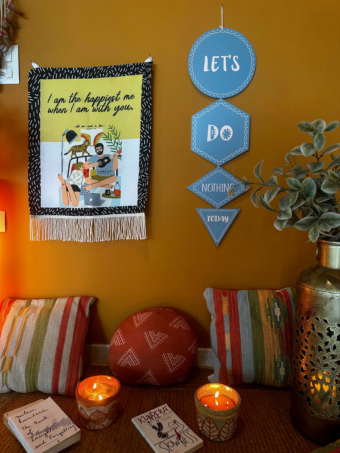 Let’s Do Nothing Today Minimalist Wall Art