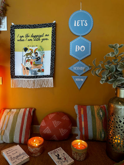 Let’s Do Nothing Today Minimalist Wall Art