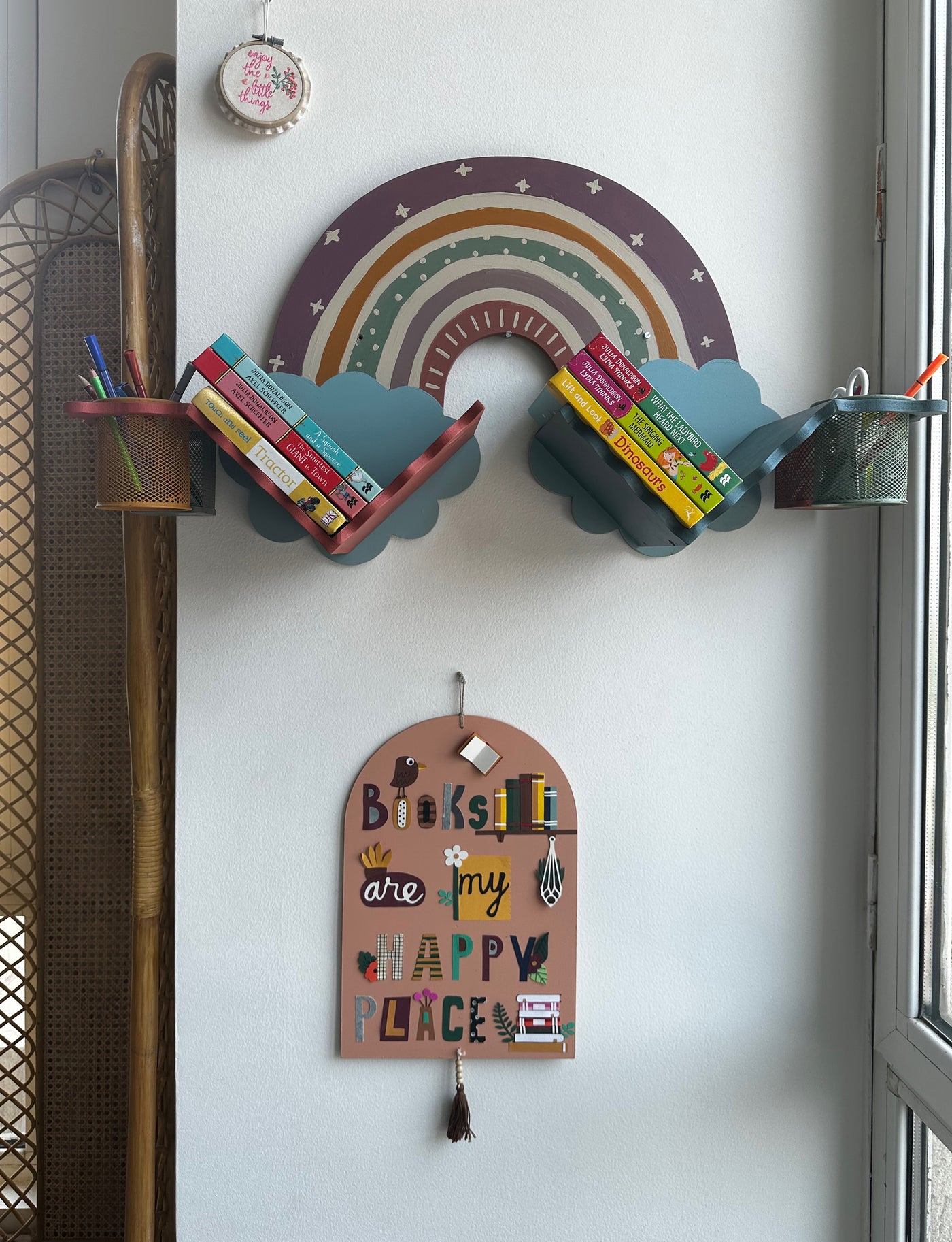 Radiant Rainbow Bookshelf