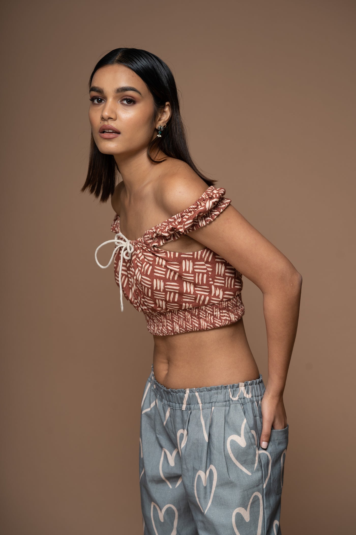 Rust Reversible String and Flutter Bralette