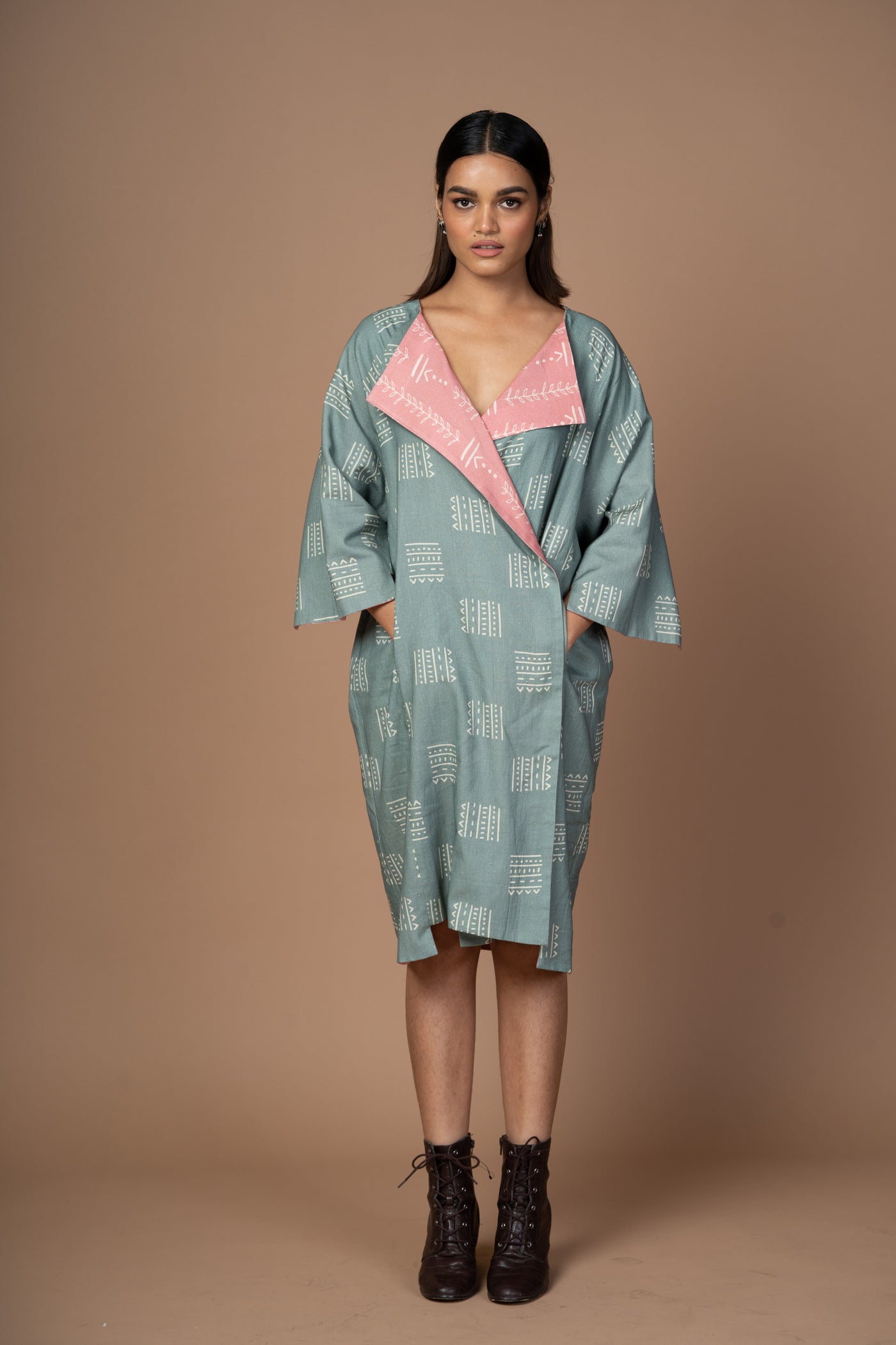 Echo Reversible Long Trench Coat