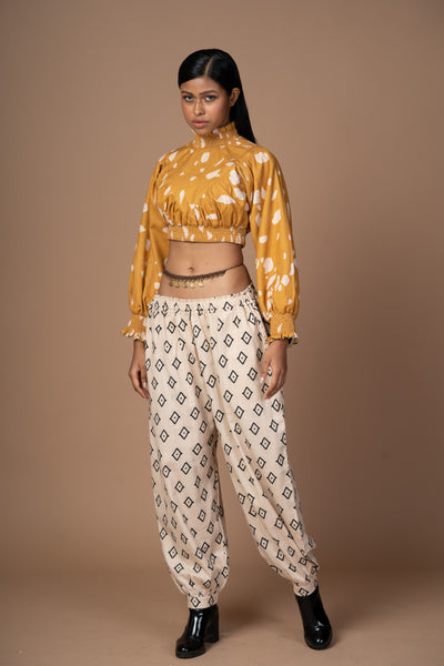 Breezy Billowy Pants in True Gem Pattern