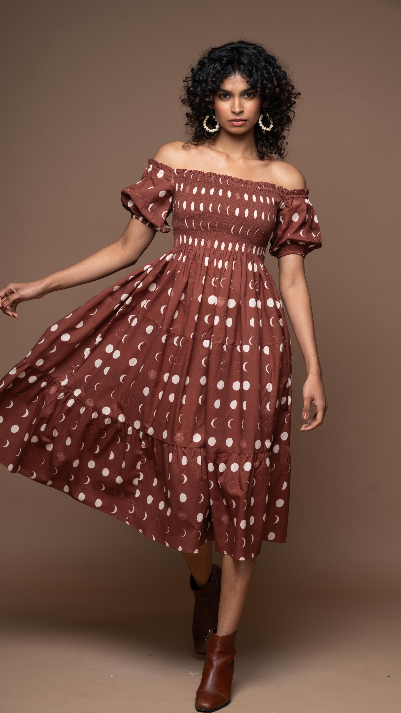 Easy Elegance Midi Dress in I will be back Pattern