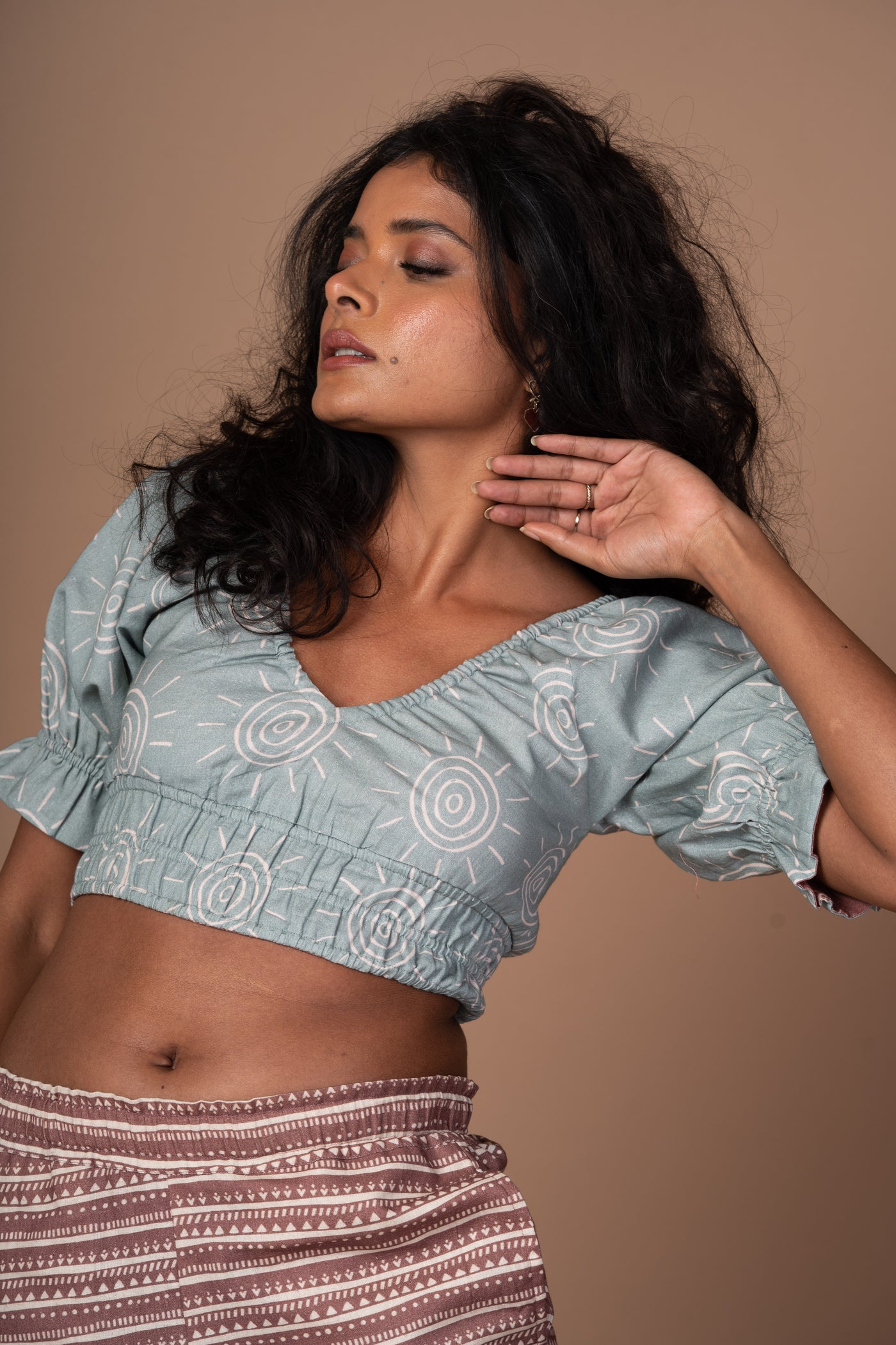 Sage Reversible Whispered V Bralette