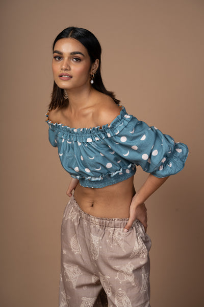 Blue Reversible Unveiled Beauty Bralette