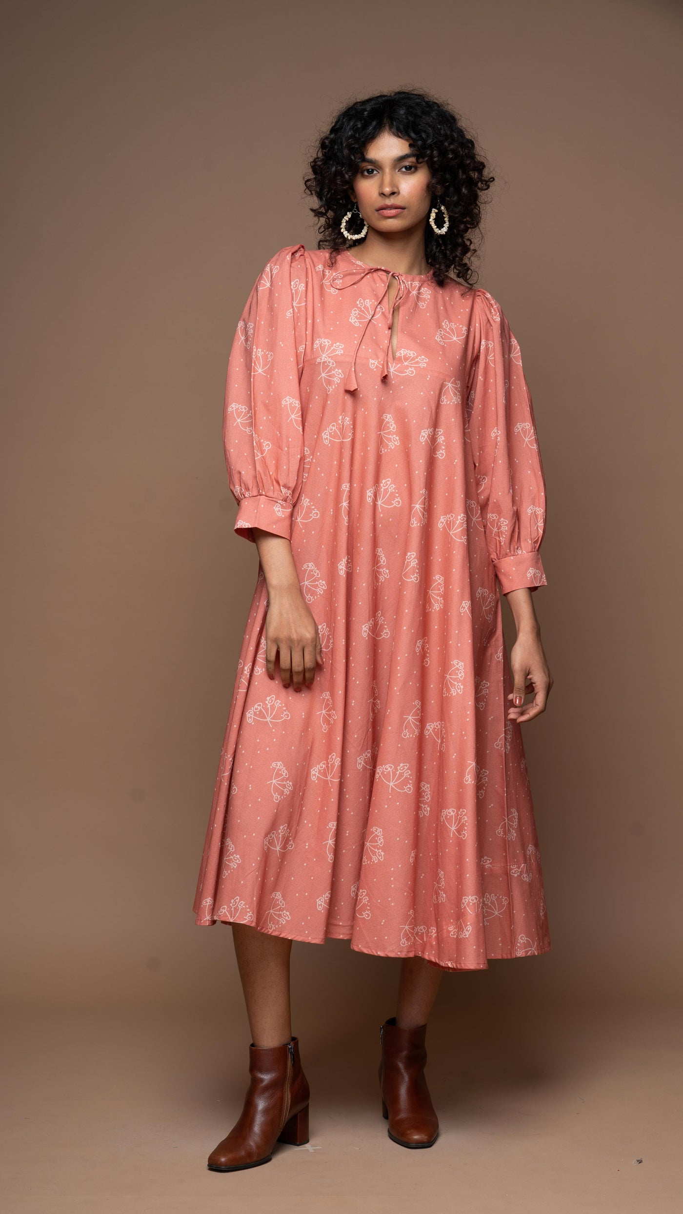 Gypsy Soul Midi Dress in 'Aroma Everywhere' pattern