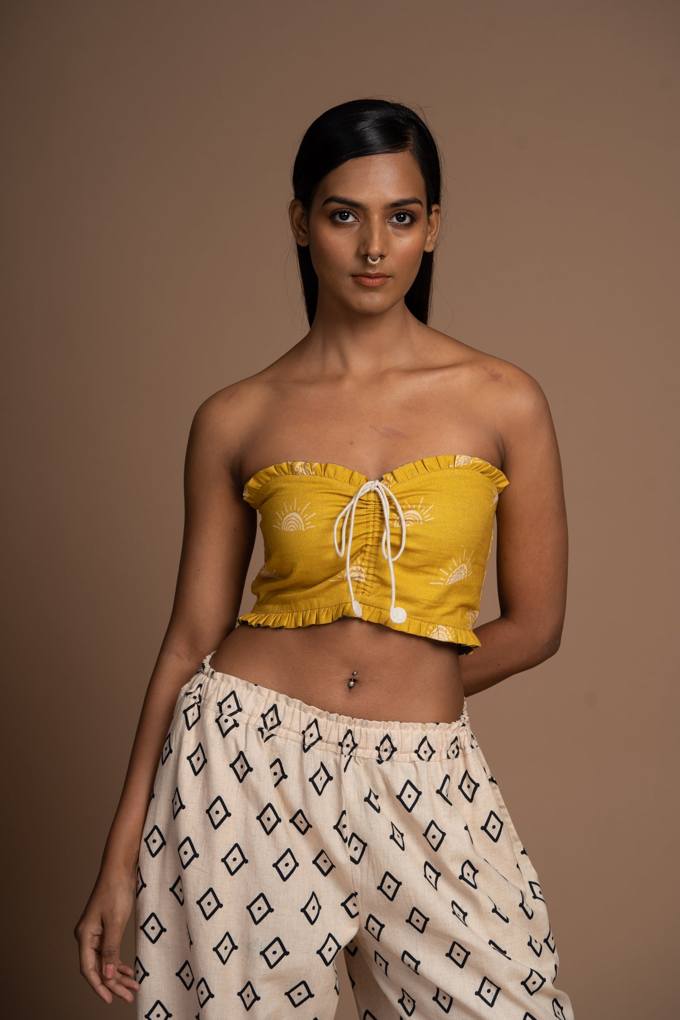 Yellow Reversible Butterfly Kiss Bralette