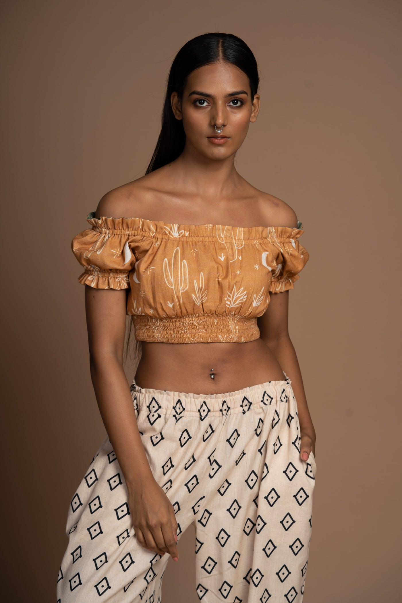 Mustard Reversible Sassy Drape Bralette