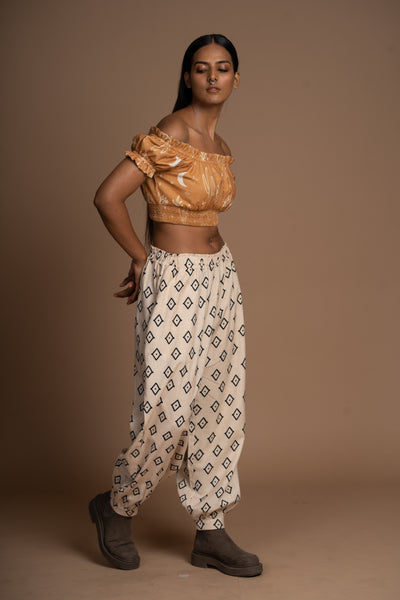 Breezy Billowy Pants in True Gem Pattern