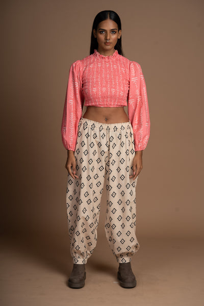Breezy Billowy Pants in True Gem Pattern