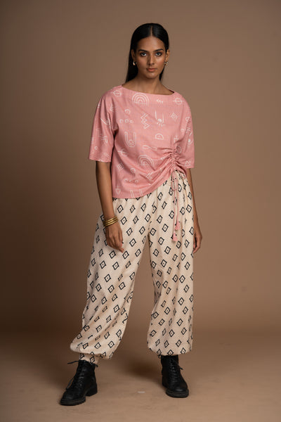 Breezy Billowy Pants in True Gem Pattern