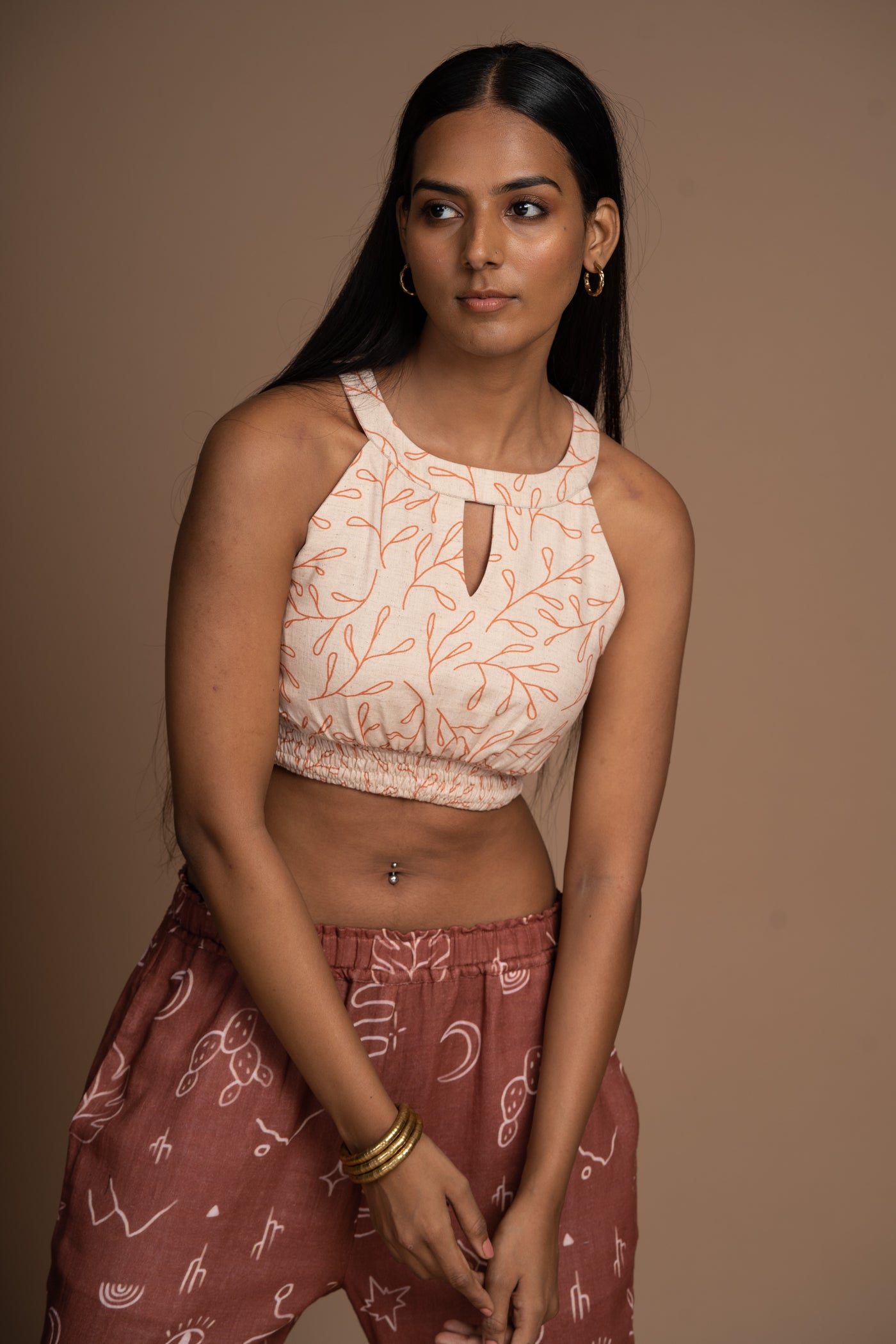 Blue Reversible Halter Bliss Bralette