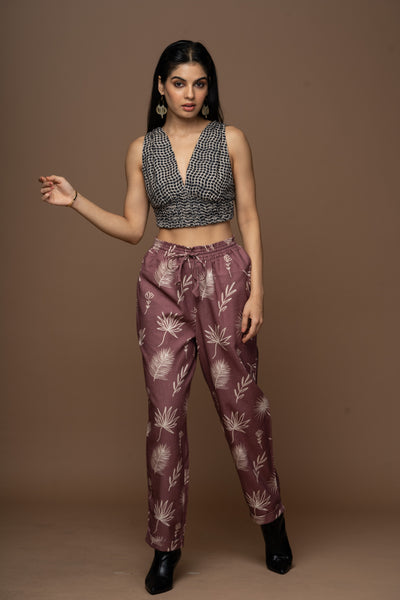 Polish Fit Pants in Shining for You Pattern
