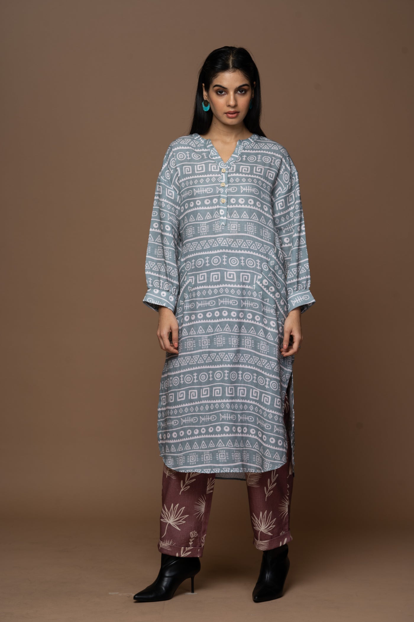 Polish Fit Pants in Shining for You Pattern