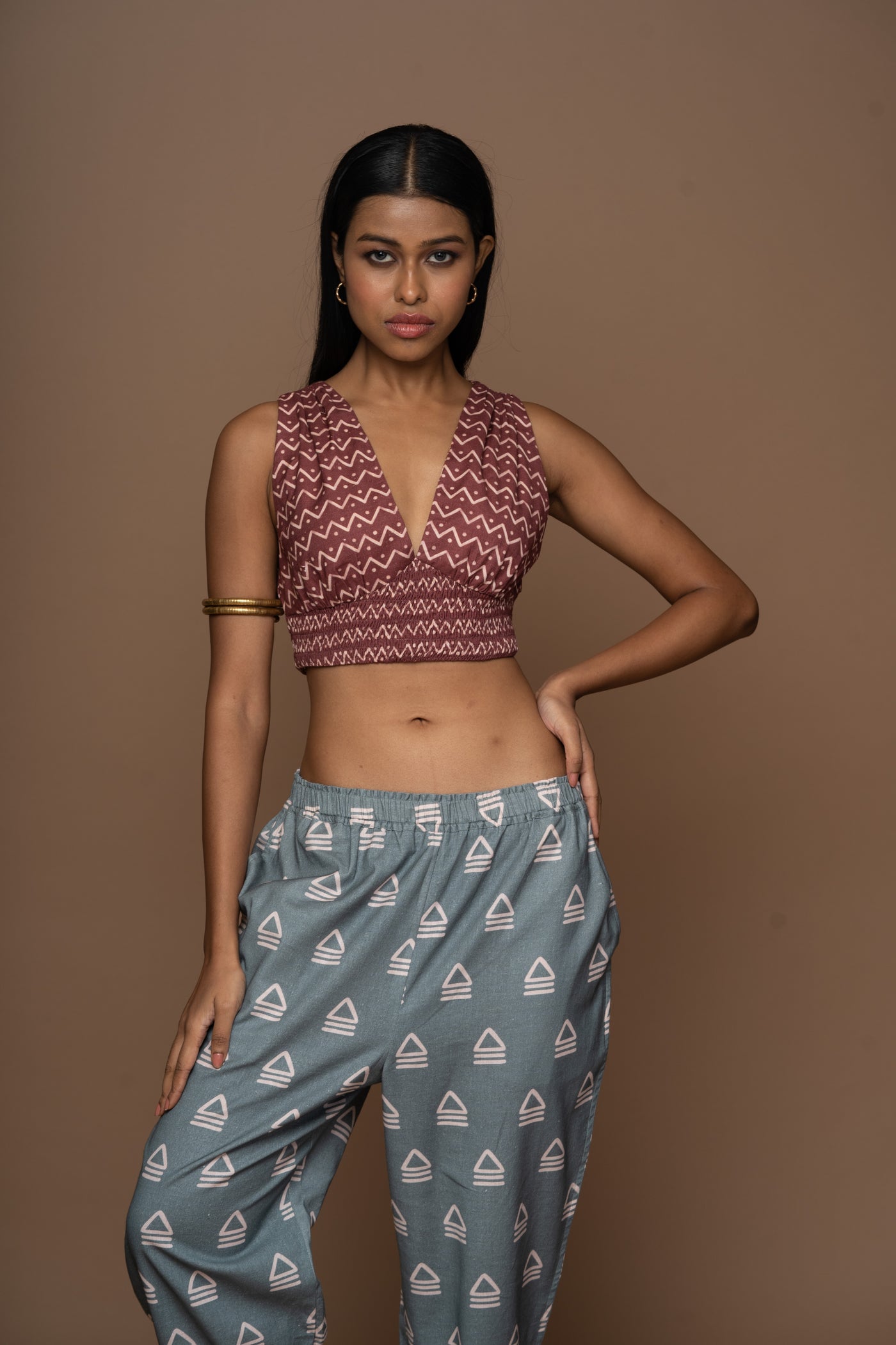 Marsala Reversible Plunge Panache Bralette