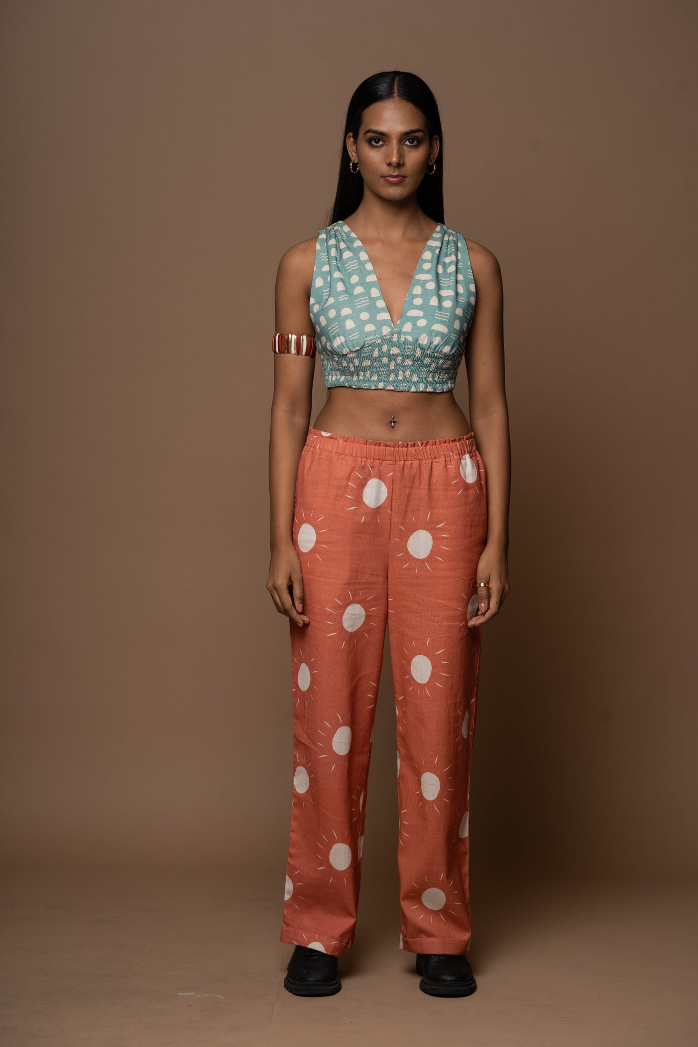 Polish Fit Pants in Sunshines On Pattern