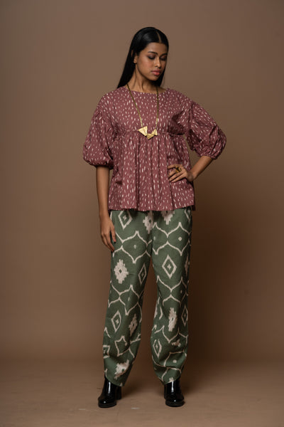 Petal Joy Pants in Moroccan Dreams Pattern