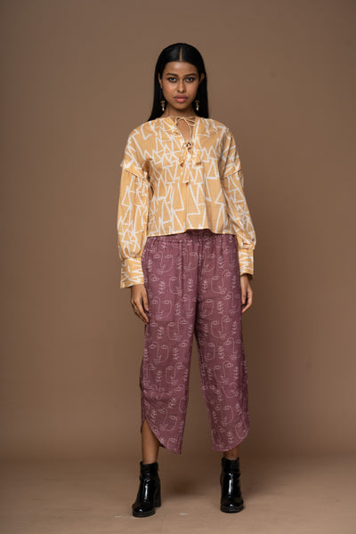 Petal Joy Pants in Growing Thoughts Pattern