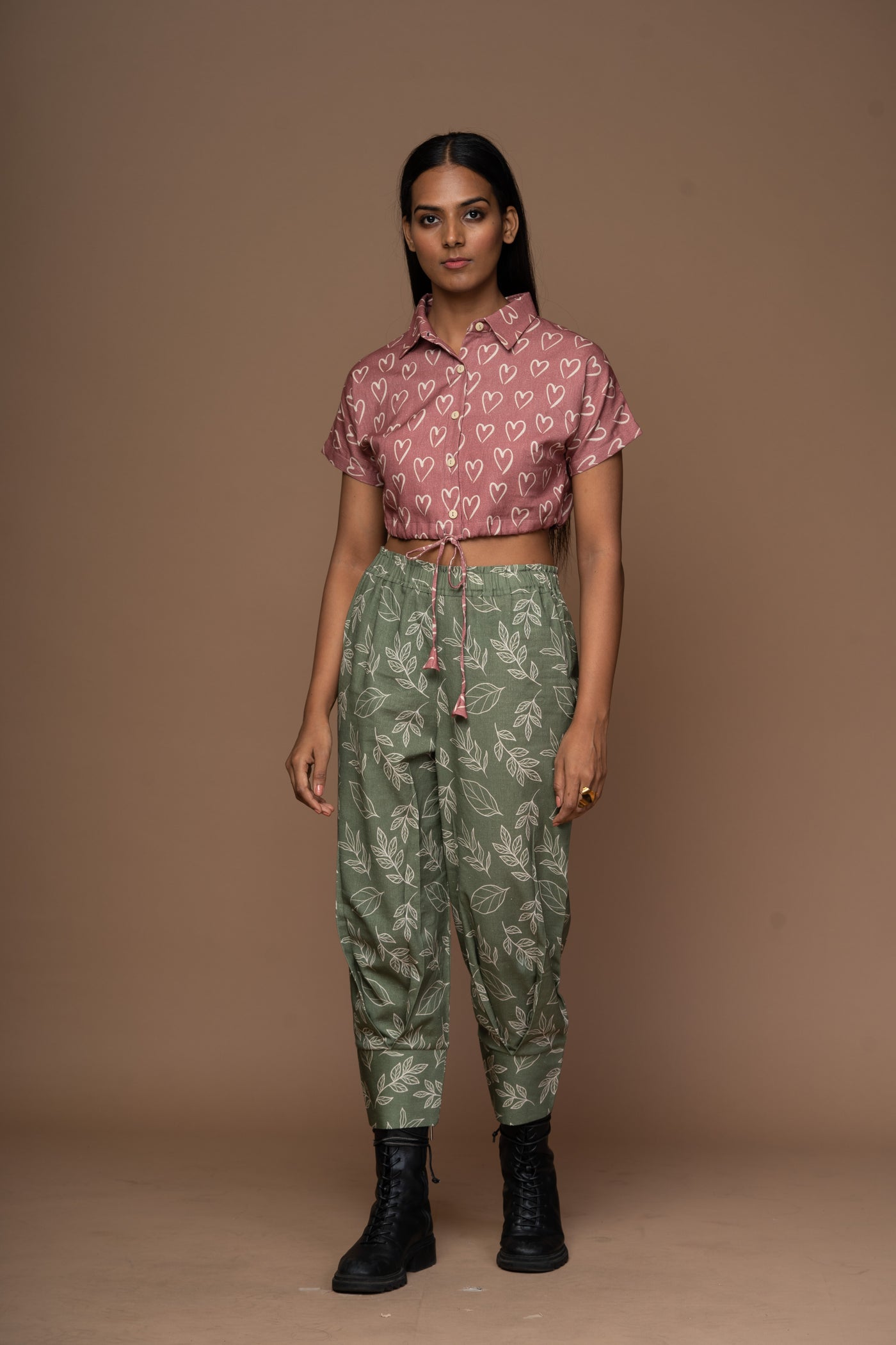 Snug Cuff Pants in Rising Up Pattern