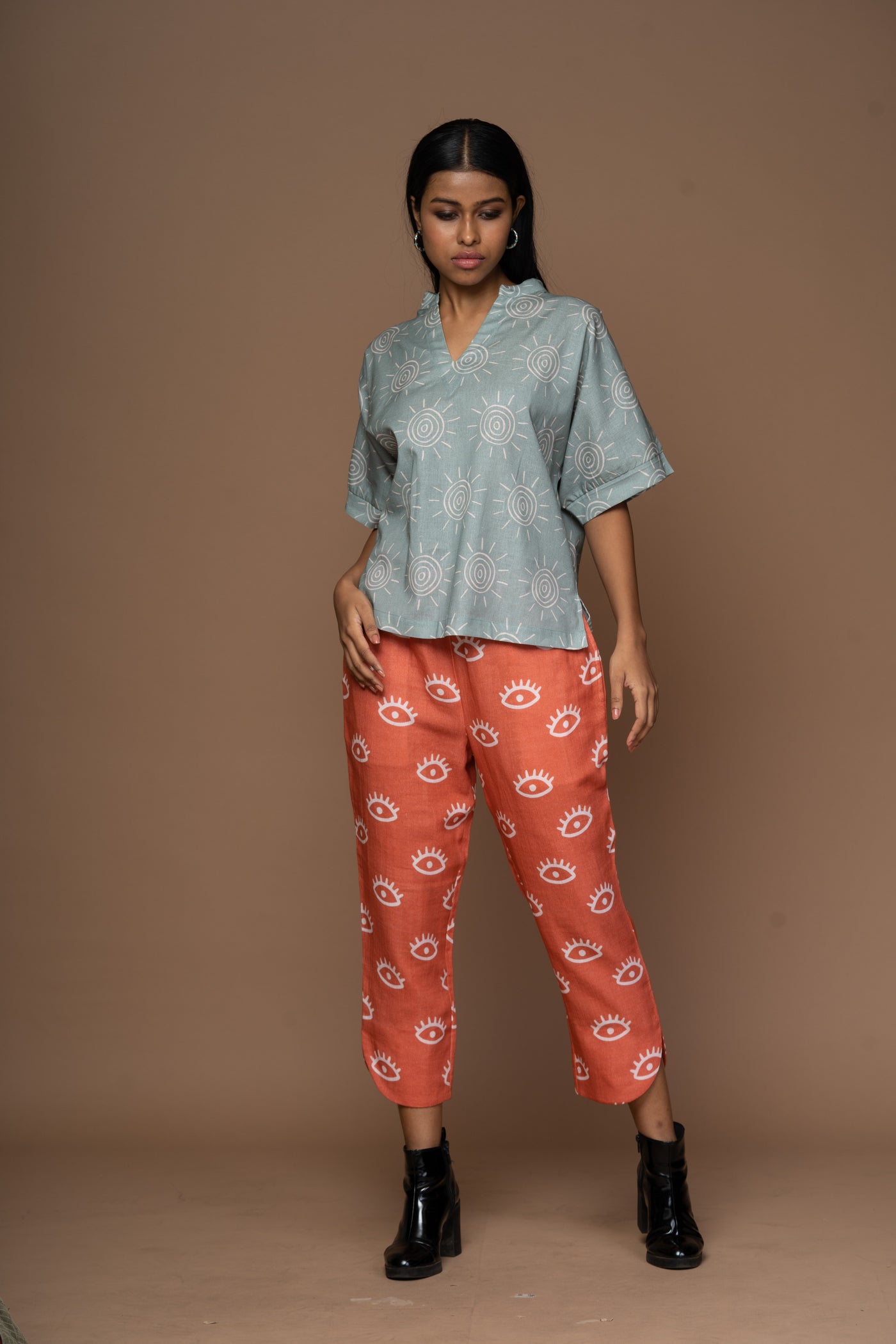 Archway Pants in See the Sea Pattern
