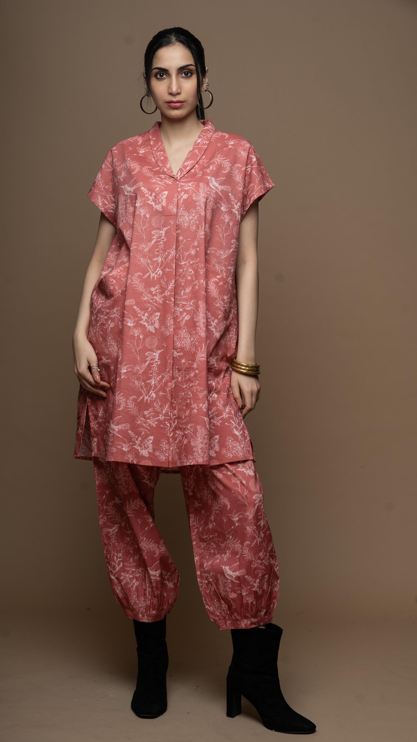 Desert Rose Rhea Co-ord Kurta Set in Freedom Pattern