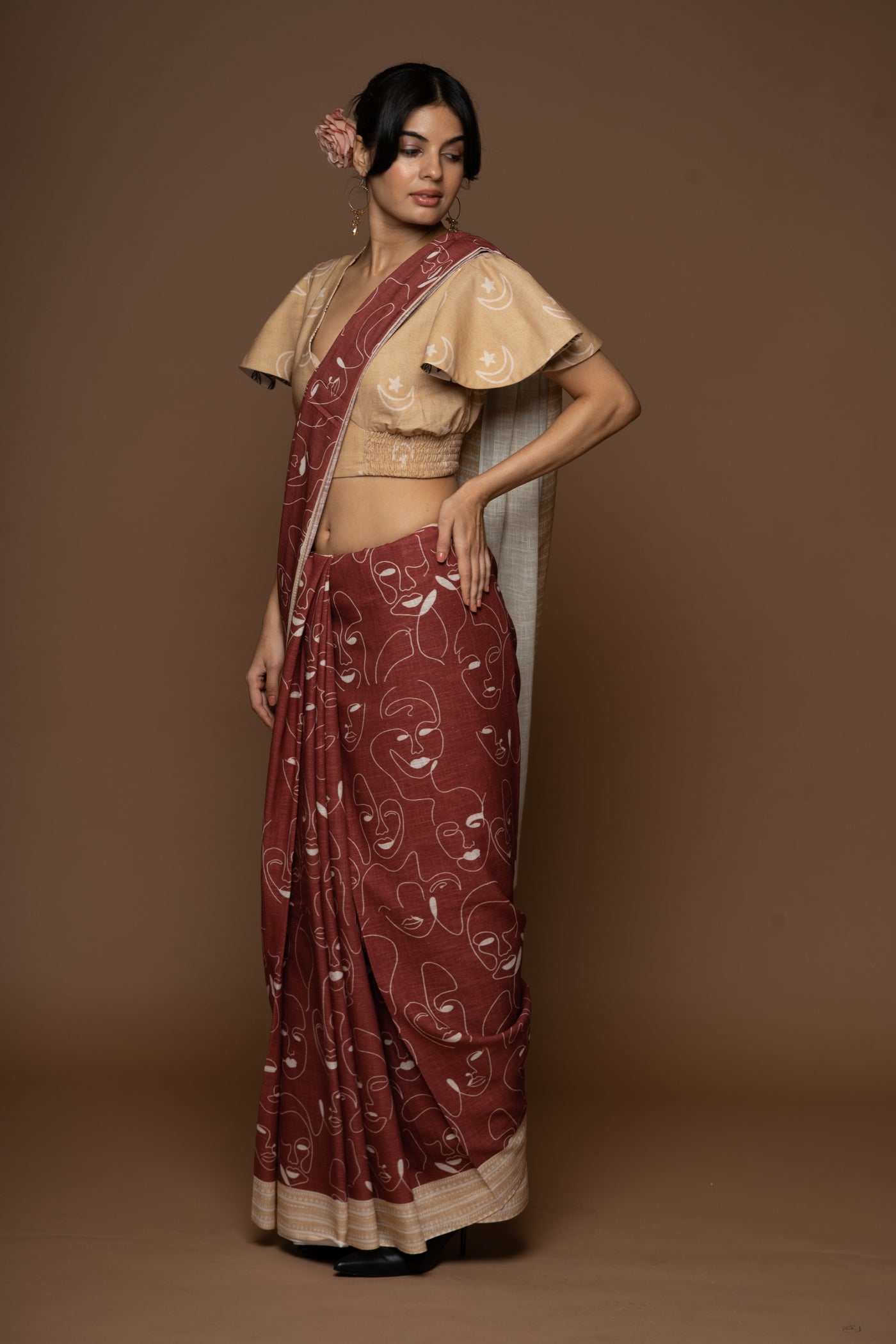 Diverse Identities Linen Sari