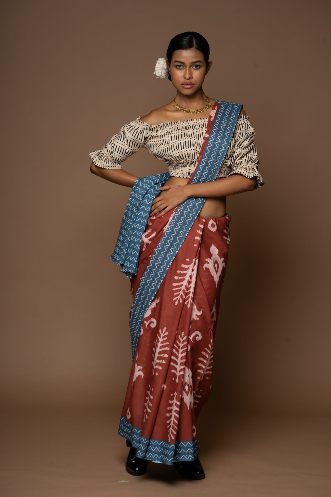 Chic in the Valley Cotton Sari