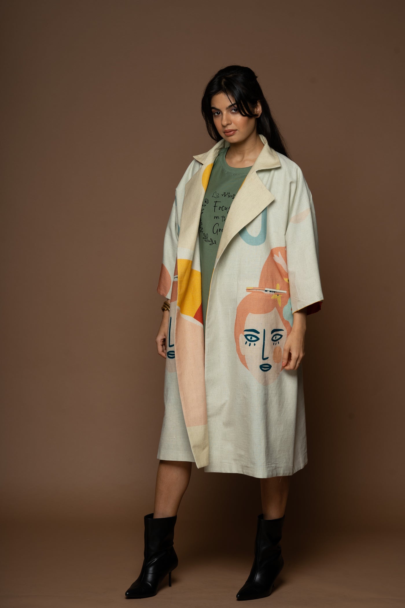 Alchemy Reversible Long Trench Coat