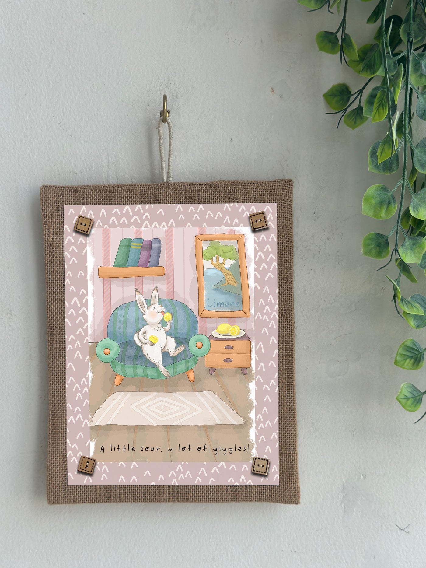 Bunny’s Little Lemon Wall Art