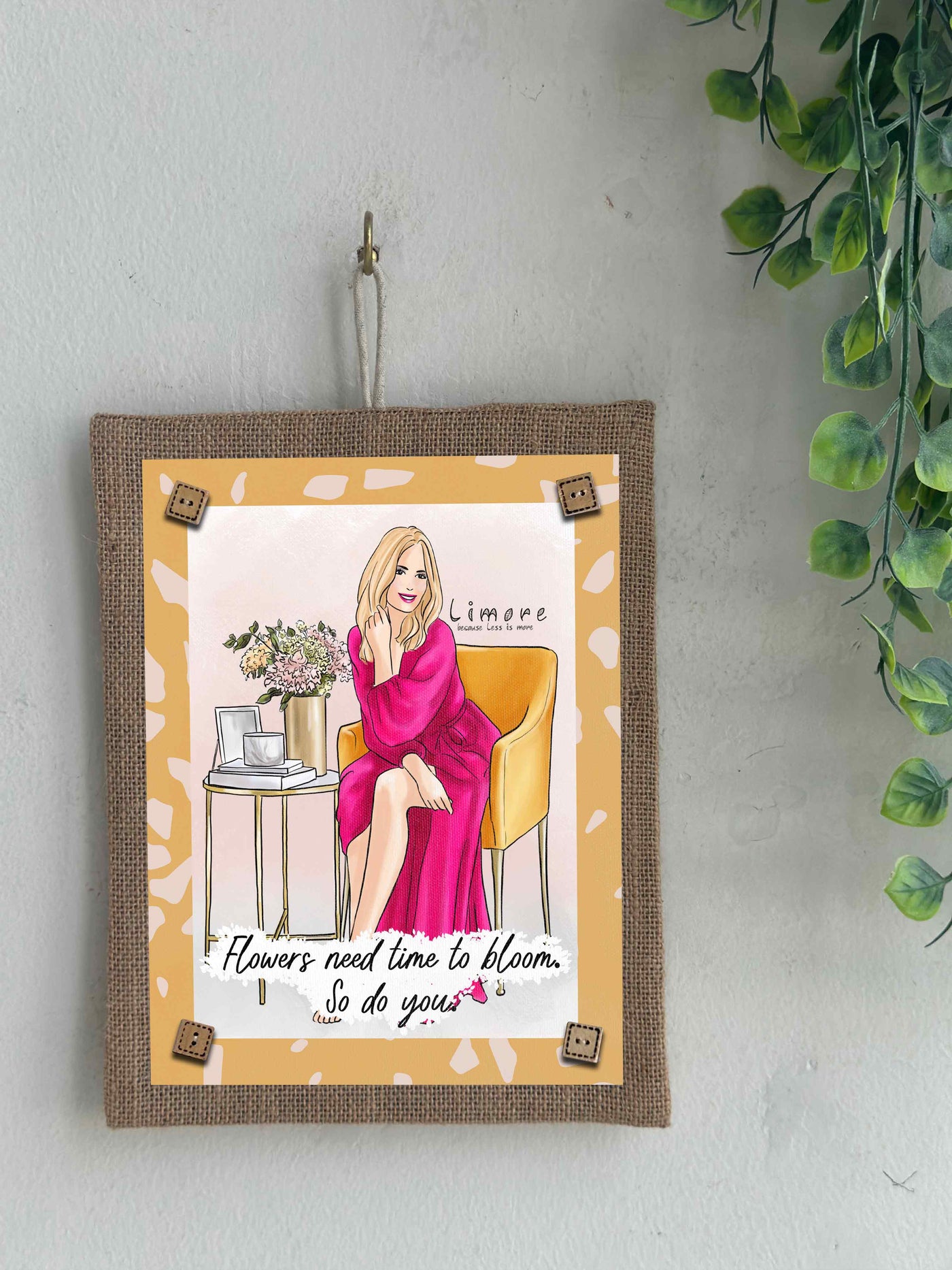 Quiet Bloom Boho Wall Art
