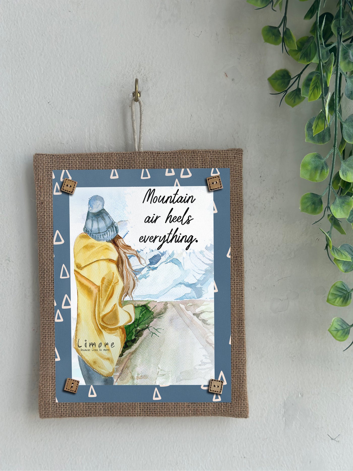 Fresh Air, Fresh Mind Boho Wall Art