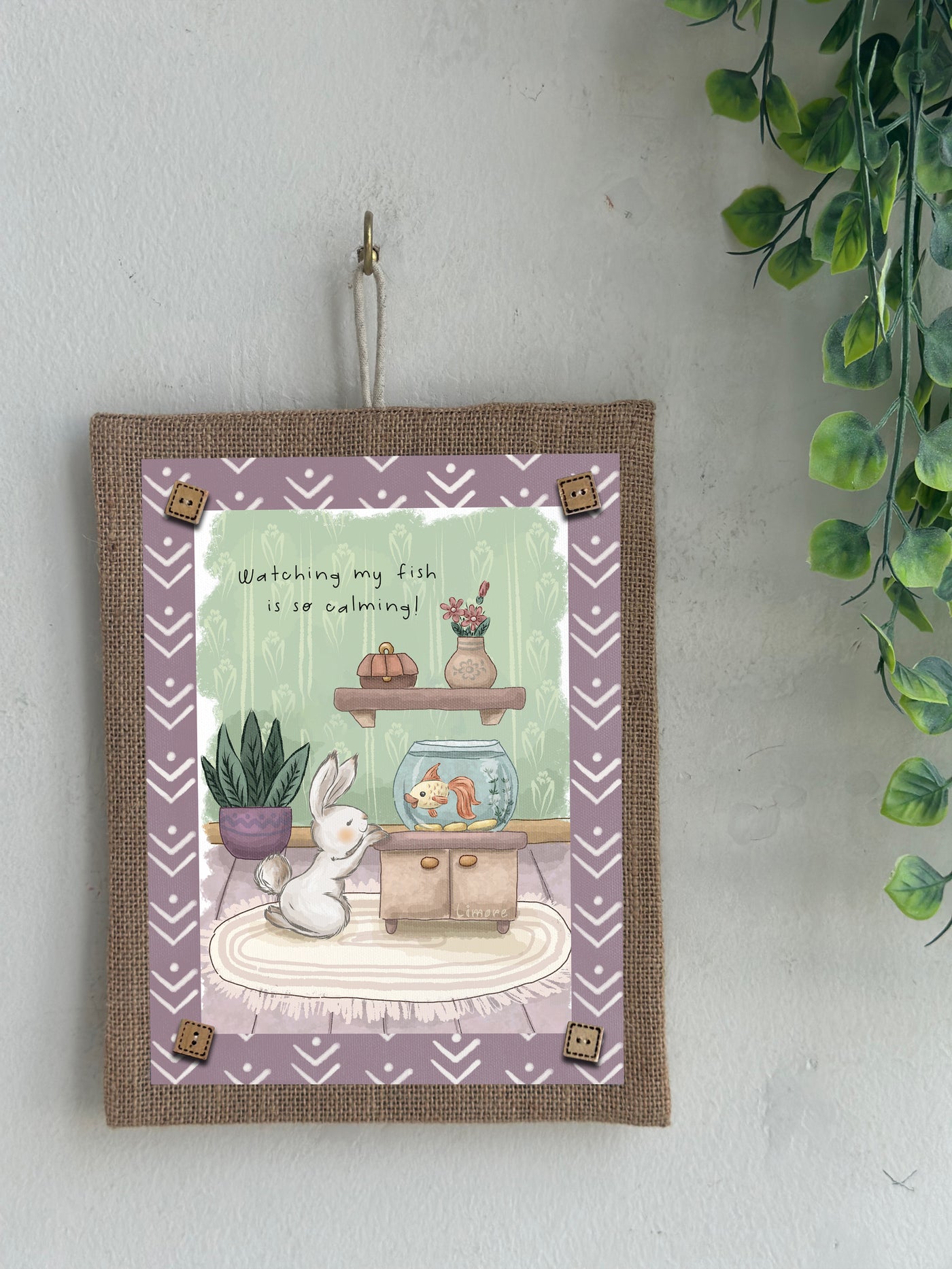 Moments with My Fish Wall Art